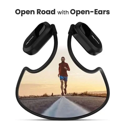 HiFuture Stereo Bluetooth Headset Future Mate Neckband - Black